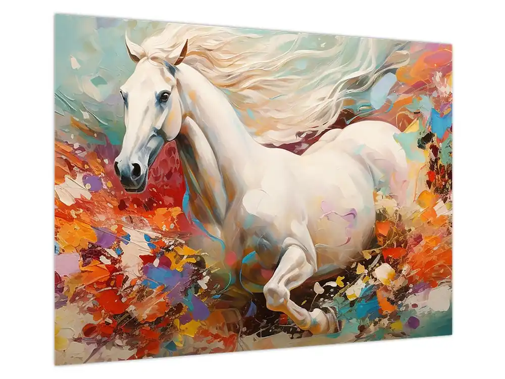 Ostatnia szansa Schilderij - Een paard schilderen