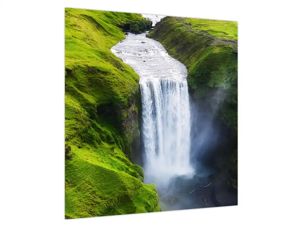Schilderij - Skogafoss waterval Oferta