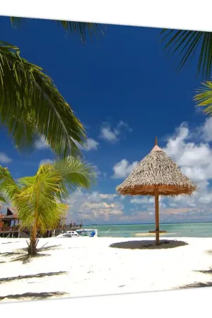 Schilderij - Strand met wit zand Popularny