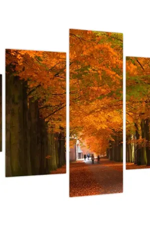 Szybka dostawa Schilderij - De Bomenlaan in de herfst