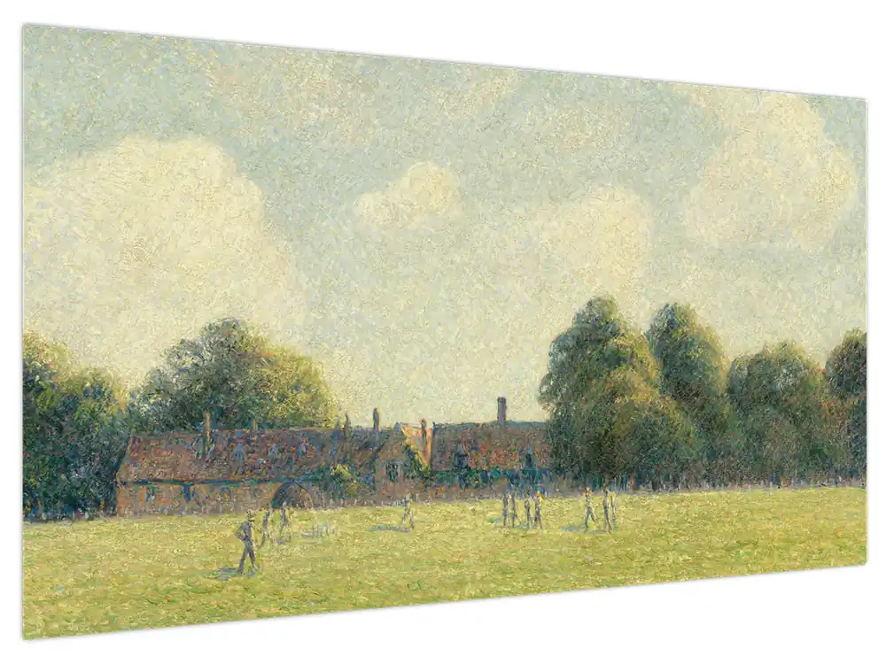 Niska cena Schilderij - Camille Pissarro, Hampton Court Green, reproducties