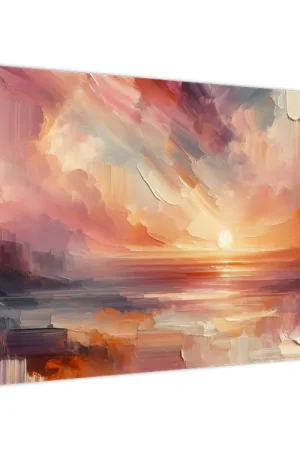 Szybka dostawa Schilderij - Geschilderde avondlucht