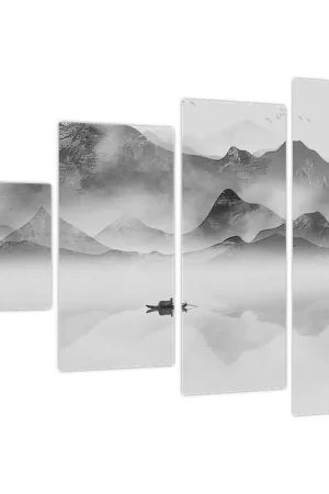 Schilderij - Japans meer Darmowa dostawa