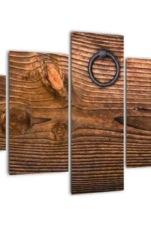 Ostatnia szansa Schilderij - Textuur van hout