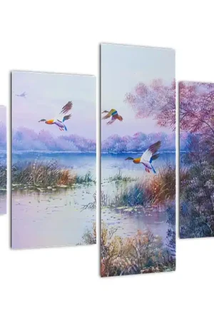 Schilderij - Aankomst van de herfst, olieverfschilderij Bezpieczna płatność