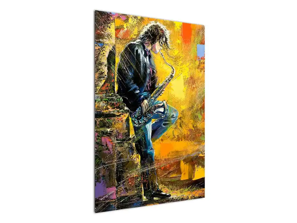 Rabat Schilderij - Saxofonist