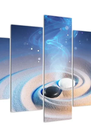 Schilderij - Etherische Yin-Yang Ekspresowa dostawa