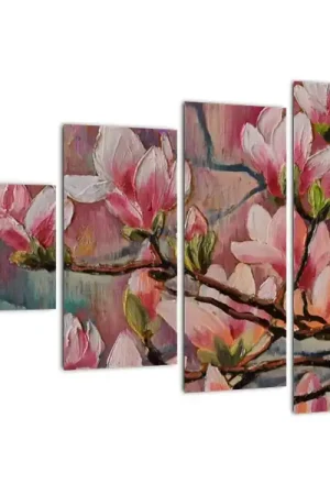 Schilderij - Olieverfschilderij, Sakura in bloei Wysoka jakość