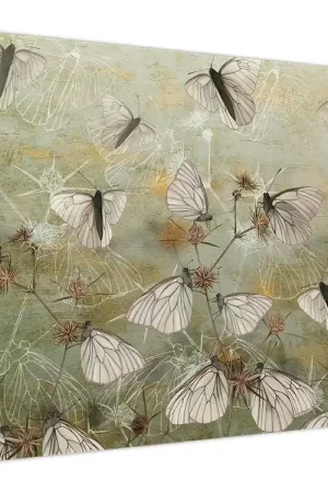 Schilderij - Vintage vlinders Autentyczny