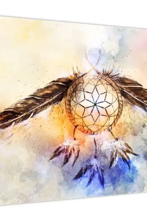 Promocja Schilderij - Dromenvanger met veertjes