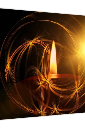 Schilderij - Kaars Tani