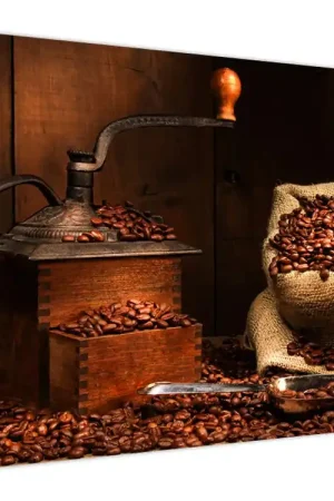 Schilderij - Koffie Promocja