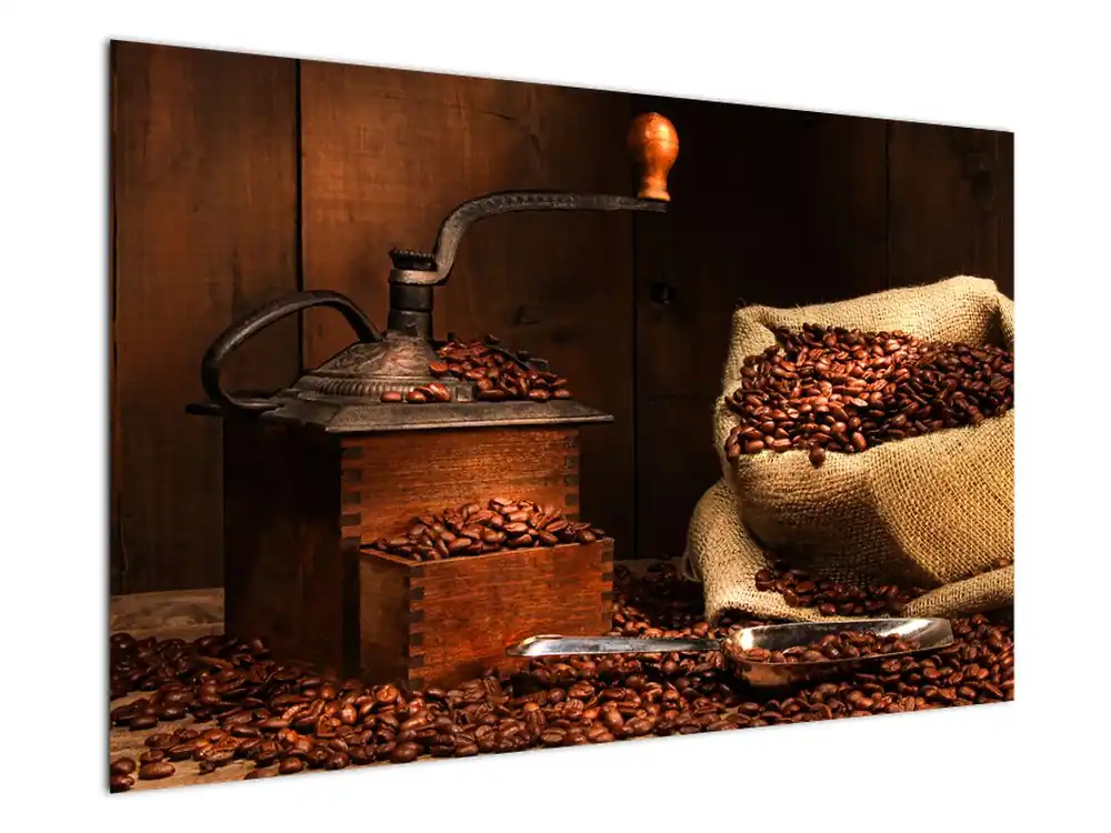 Schilderij - Koffie Promocja