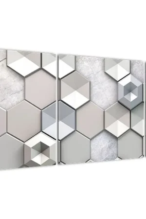 Schilderij - 3D abstractie Tylko dziś