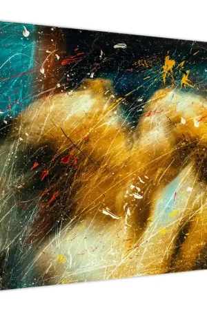 Niska cena Schilderij - Kussende engelen