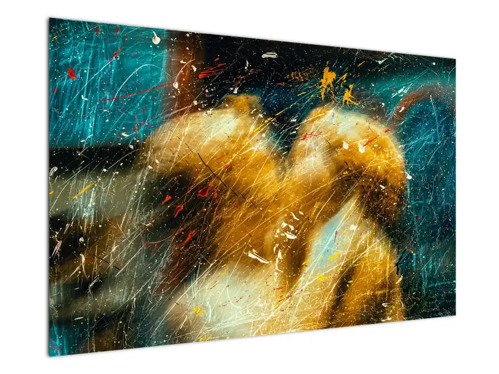 Niska cena Schilderij - Kussende engelen