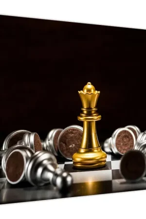 Bezpieczna płatność Schilderij - Schaakstukken