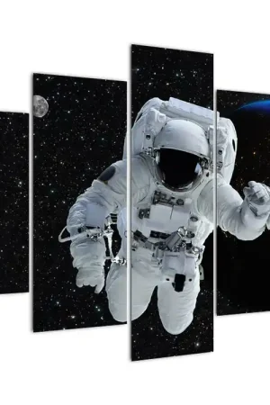 Rabat Schilderij - Astronaut in de ruimte