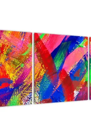 Schilderij - Gekleurde abstractie Tani