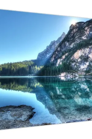 Schilderij - Bergmeer Autentyczny