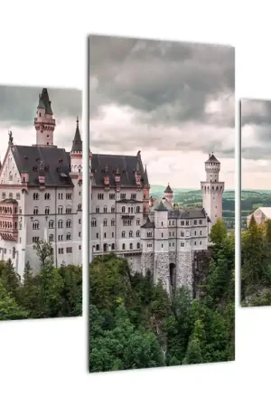 Kup teraz Schilderij - Kasteel in een rotsachtig landschap