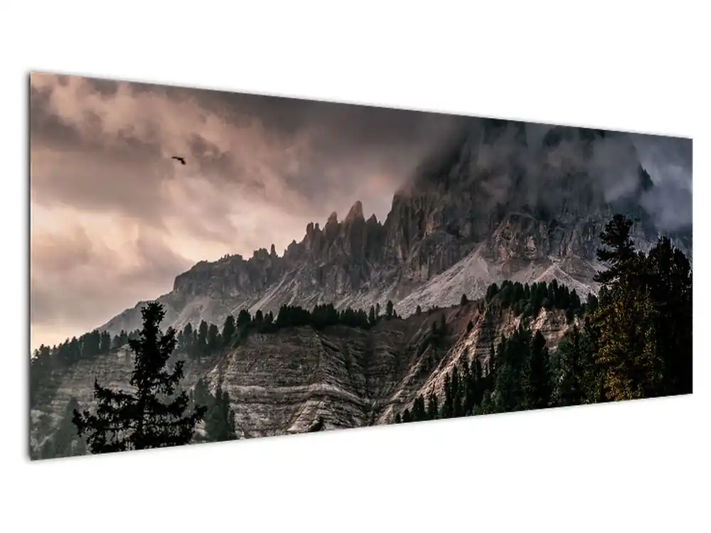 Schilderij - Rotsachtige bergen Niska cena