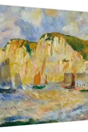 Schilderij - Auguste Renoir, Sea and Cliffs, reproducties Premium