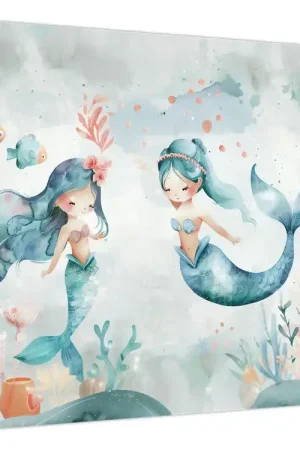 Schilderij - Zeemeerminnen Rabat