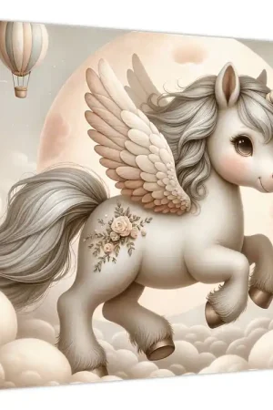 Najlepsza cena Schilderij - Eenhoorn in de wolken