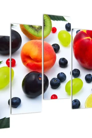 Schilderij - Fruit met waterdruppels Najlepsza cena