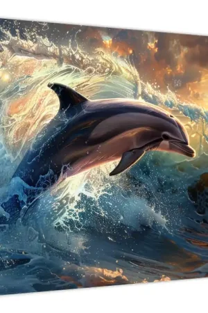 Tylko dziś Schilderij - Dolfijn, illustraties