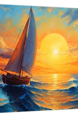 Schilderij - Zeilboten Zamów teraz