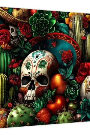 Schilderij - Mexicaans concept Bezpieczna płatność