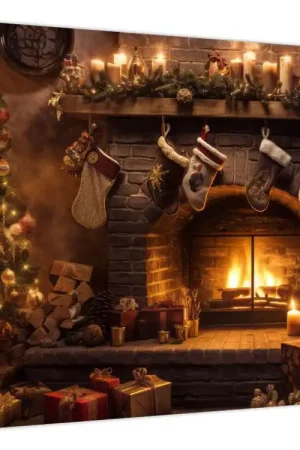 Schilderij - Kerstsfeer Darmowa dostawa