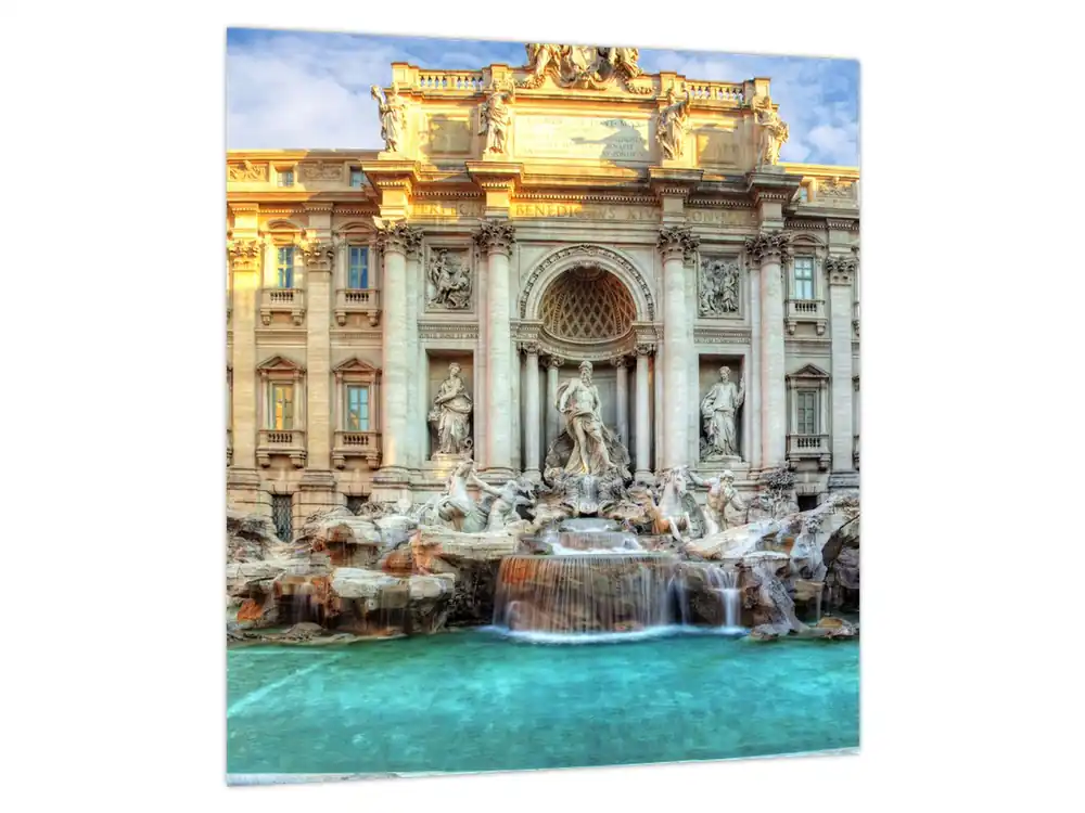 Autentyczny Schilderij - Trevifontein