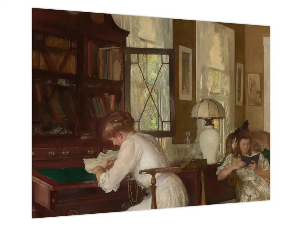 Oryginalny Schilderij - Edmund Tarbell, Josephine and Mercie, reproducties