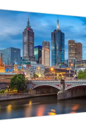 Oryginalny Schilderij - Melbourne