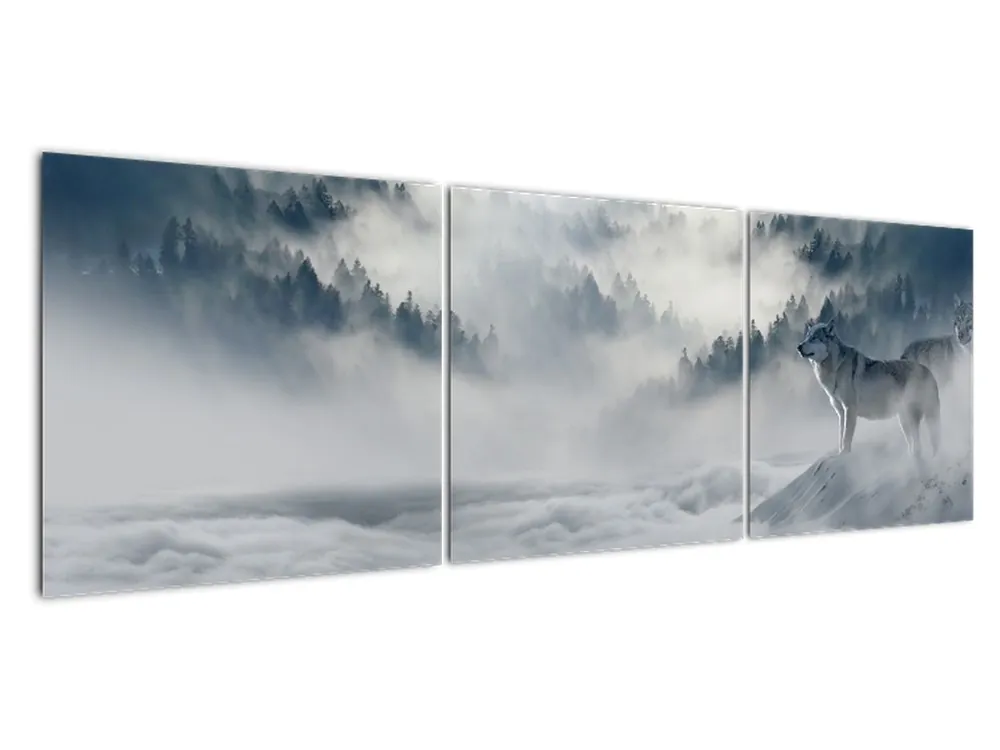 Schilderij - Wolven Kup teraz