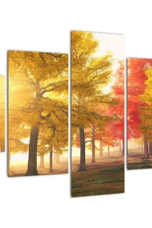 Schilderij - Herfstbomen Niska cena