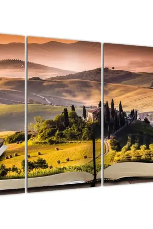 Bezpieczna płatność Schilderij - Landschap in het boek