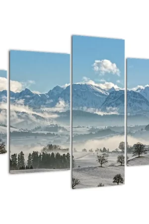 Schilderij - Besneeuwde bergen Niska cena