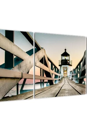 Zwrot pieniędzy Schilderij - Op de pier