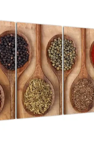 Oryginalny Schilderij - Specerijen op lepels