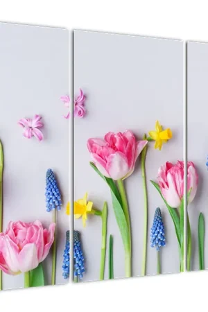 Schilderij - Lentebloemen Bezpieczna płatność