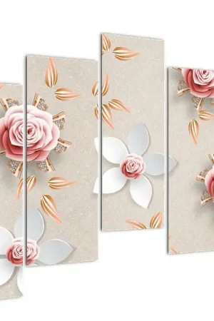 Schilderij - Rozenbloesems Autentyczny