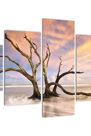 Niska cena Schilderij - Boom in de oceaan