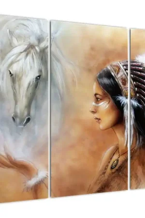 Schilderij - Indiaanse toverijen Bezpieczna płatność