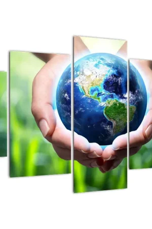 Schilderij - Aarde in de handen Niska cena