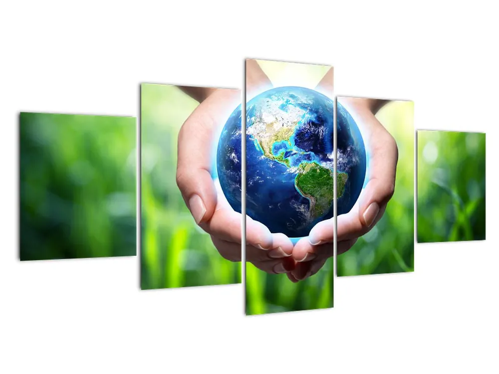 Schilderij - Aarde in de handen Niska cena