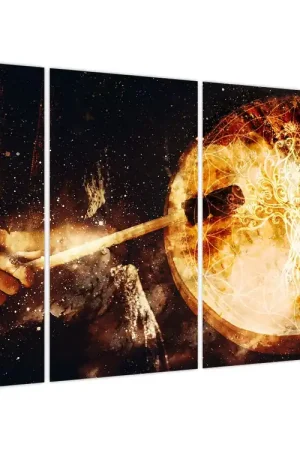 Schilderij - Sjamanistische trommel Wysoka jakość